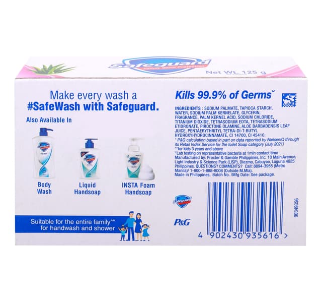 Safeguard Soap Floral Pink With Aloe 125 G