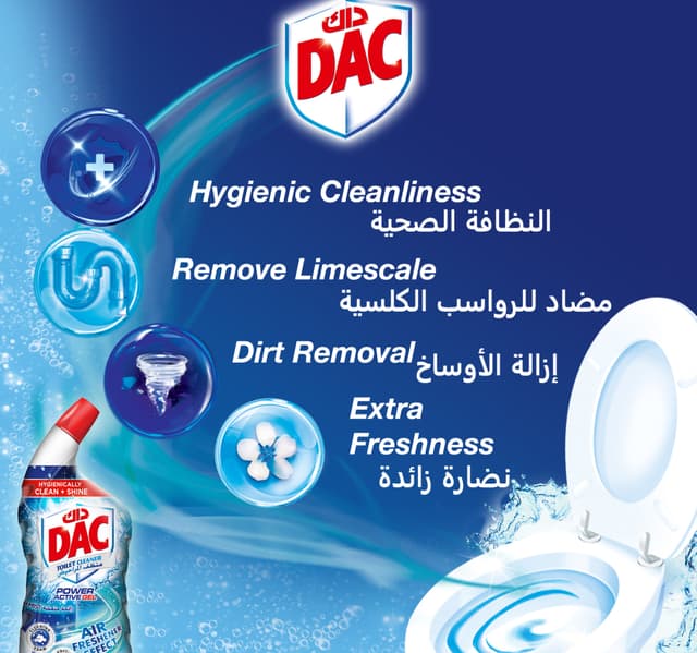 Dac Fresh Mint Toilet Cleaner 750 Ml