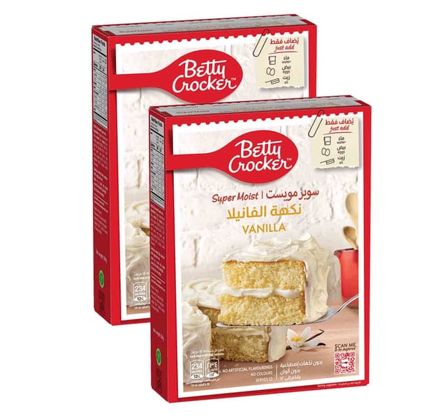 Betty Crocker Vanilla Super Moist Cake Mix 2 510 G