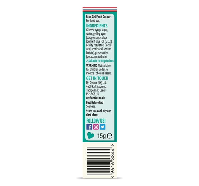 Droetker Food Colour Gel Blue 15 G