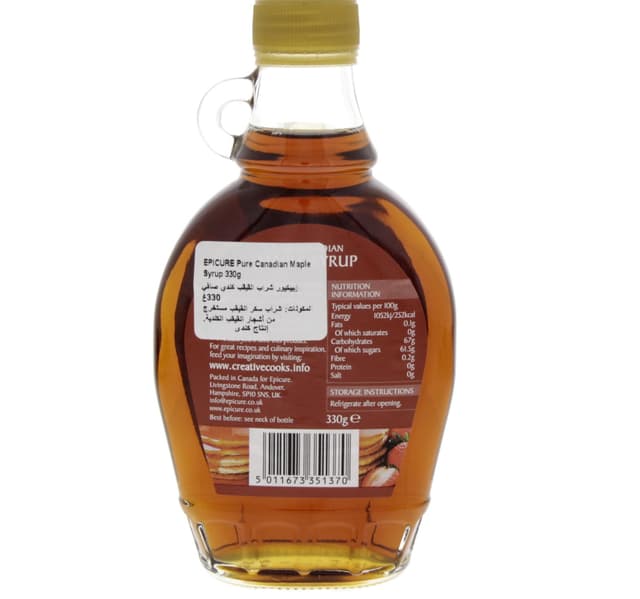 Epicure Pure Canadian Maple Syrup 330 G
