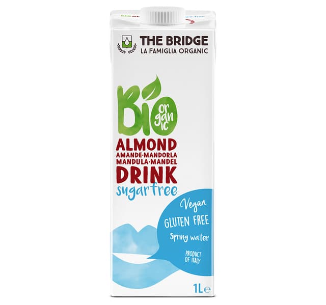 The Bridge Bio Organic Almond Drink Sugar Free 1 Litre