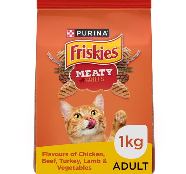 Purina Friskies Meaty Grill Dry Cat Food 1kg