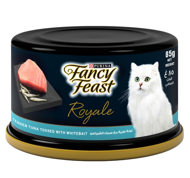 Purina Fancy Feast Royale Tender Tuna+Whitebait Cat Food 85 g