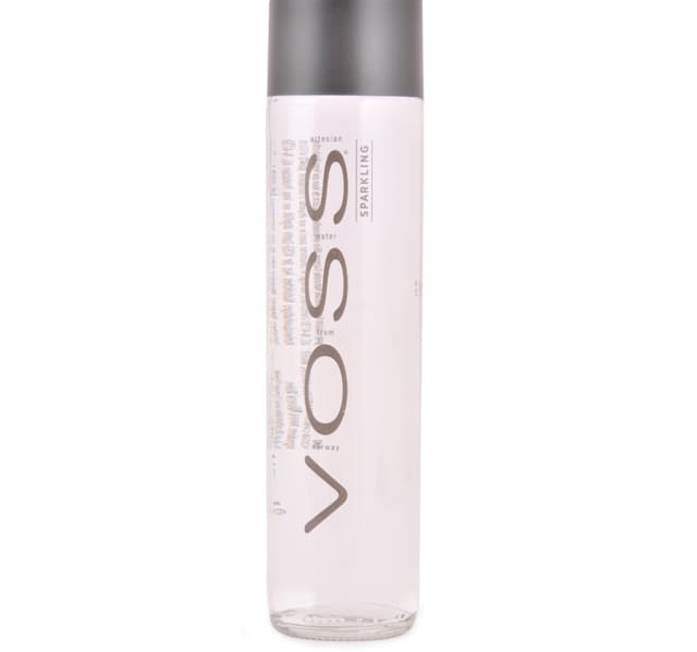 Voss Sparkling Water Glass Bottle 375 Ml
