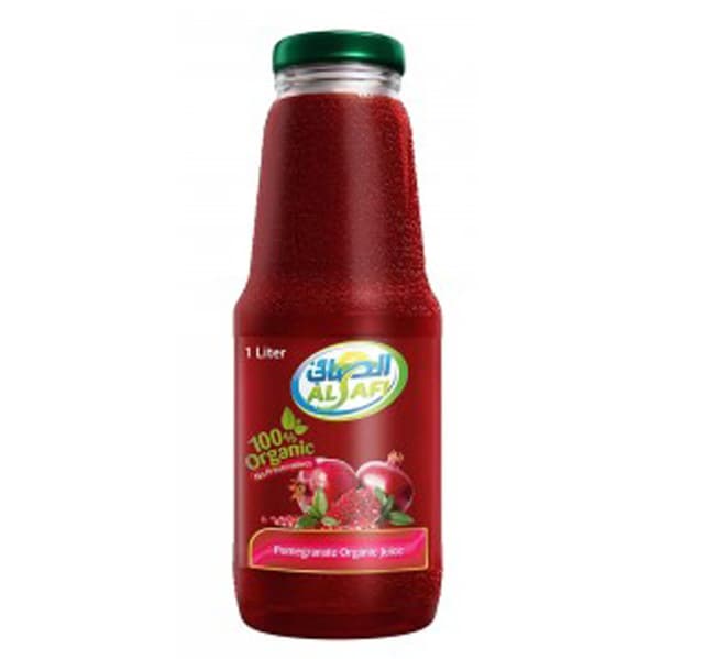 الصافي عصير رمان عضوي 1 Litre
