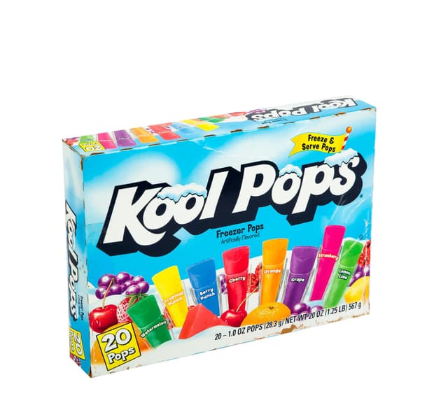 Kool Pops Freezer Pops Assorted 20pcs 567 G