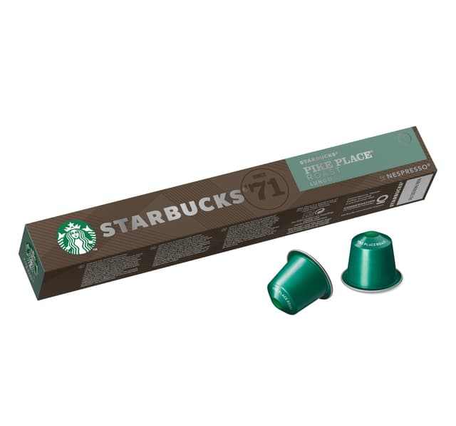 Starbucks Pike Place Roast By Nespresso Medium Roast Coffee Capsules 10pcs