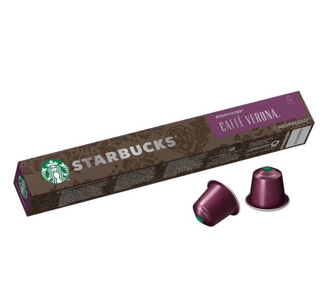 Starbucks Cafe Verona By Nespresso Dark Roast Coffee Capsules 10pcs