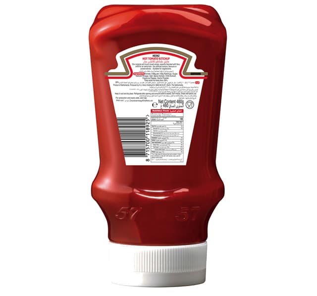 Heinz Hot Tomato Ketchup 460g