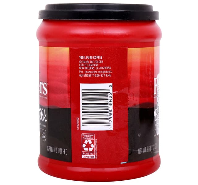 Folgers Black Silk Dark Ground Coffee 272 G