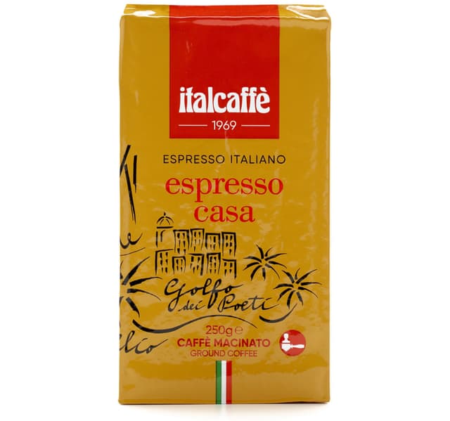 Italcaffe Espresso Casa Ground Coffee 250 G
