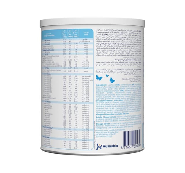 Kabrita Infant Formula 1 Based On Goat Milk 0 6 Months 400 G
