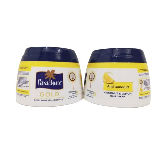 Parachute Gold Anti Dandruff Coconut & Lemon Hair Cream 2 x 140 ml