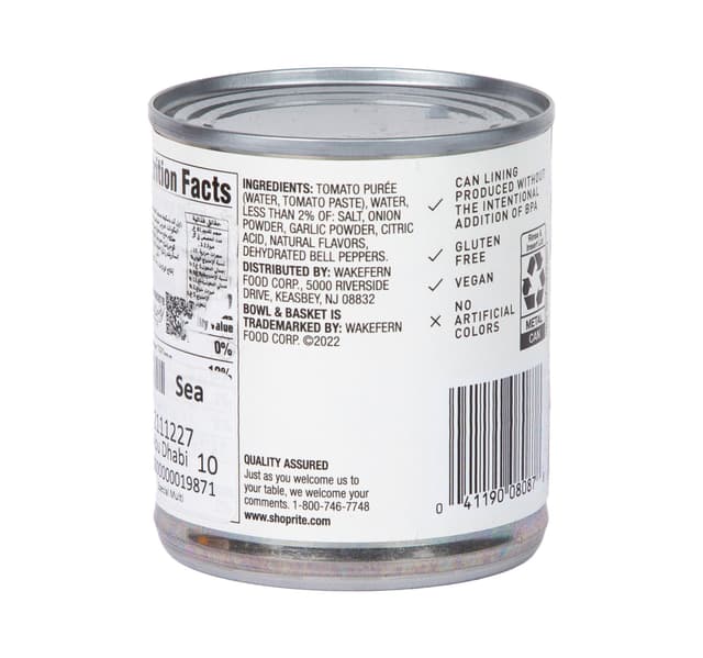 Bowl Basket Tomato Sauce 227 G