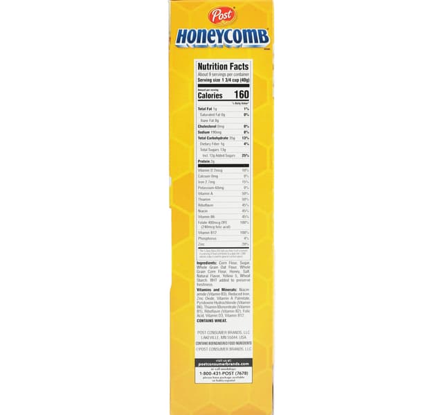 Post Honey Comb Cereal 354 G