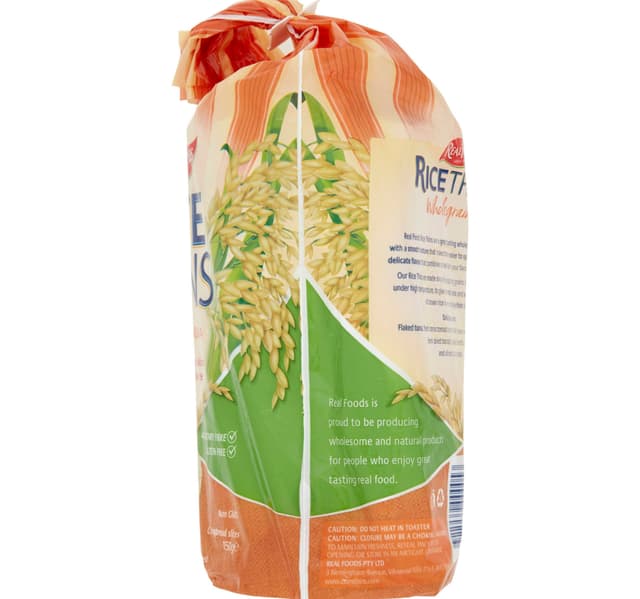 Real Foods Rice Thins Wholegrain 150 G