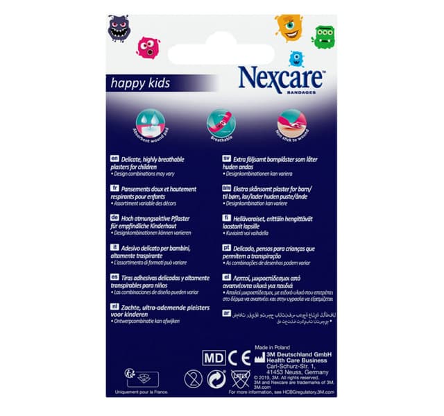 3m Nexcare Happy Kids Tattoo Plasters 20pcs