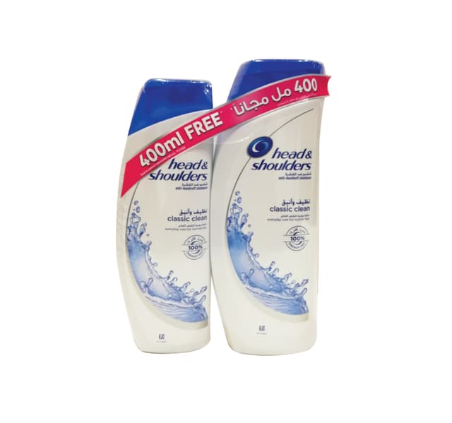 Head Shoulders Anti Dandruff Shampoo Classic Clean 700 Ml 400 Ml