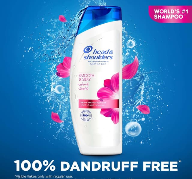 Head Shoulders Smooth And Silky 2in1 Anti Dandruff Shampoo 600 Ml