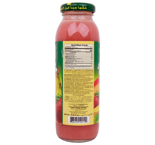Libby S Strawberry Banana Drink 250 Ml