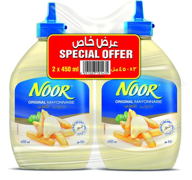Noor Mayonnaise Value Pack 2 X 450 Ml