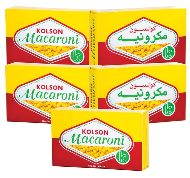 Kolson Macaroni Assorted 5 X 400 G