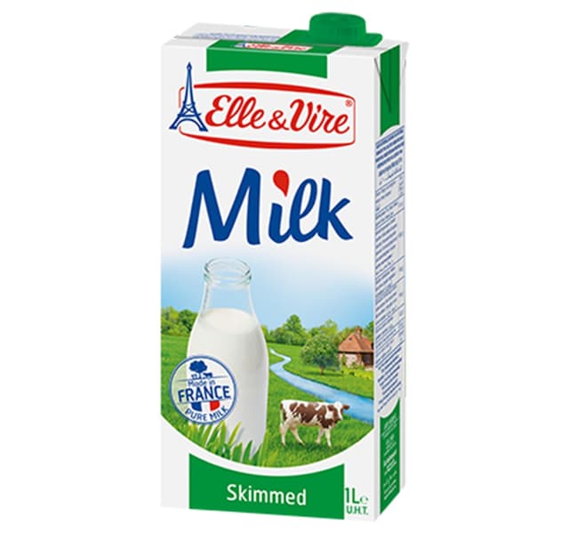Elle Vire Skimmed Milk 1 Litre