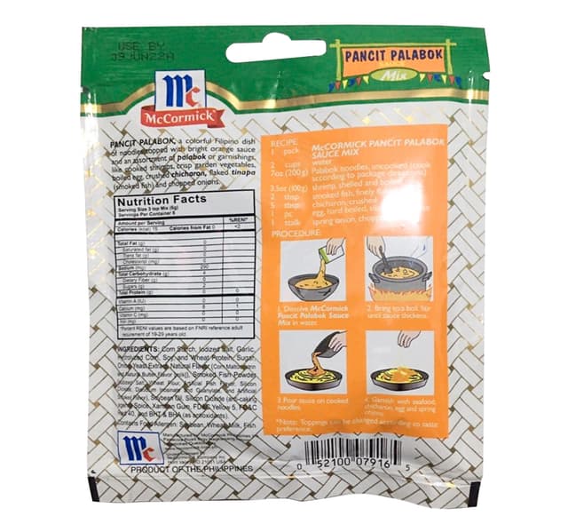 Mccormick Pancit Palabok Sauce Mix 50 G