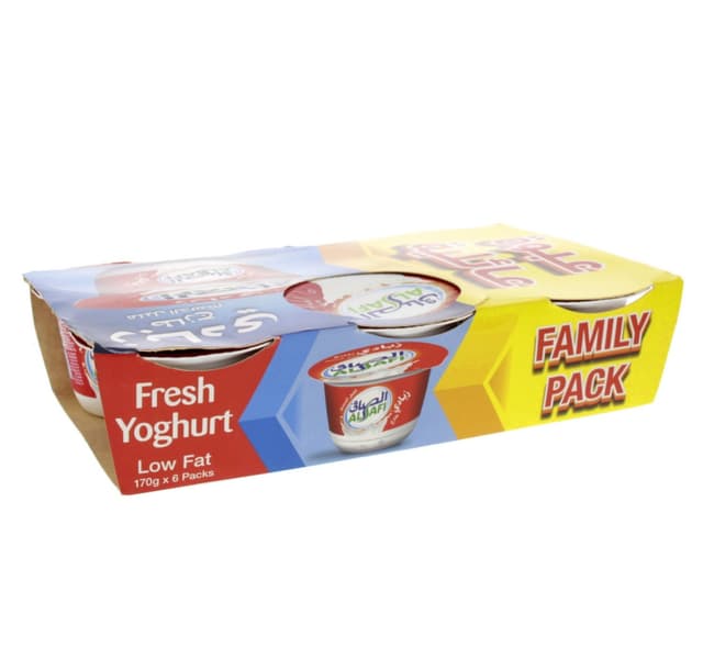 Safi Fresh Yoghurt Low Fat 6 X 170 G