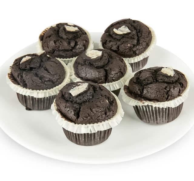 Choco Biscuit Muffins 6 Pcs