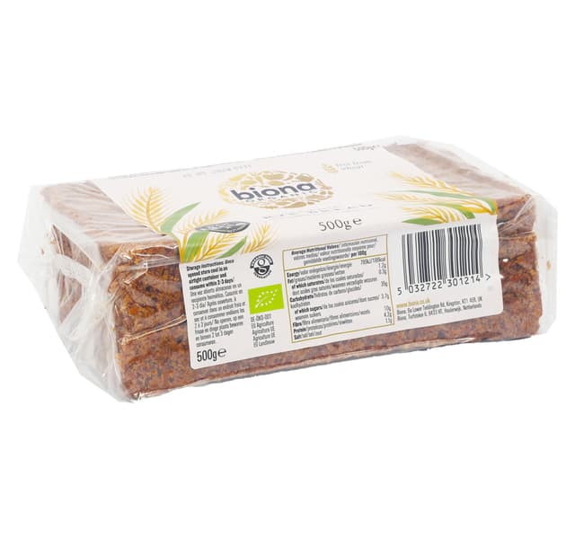 Biona Organic Rye Bread 500 G