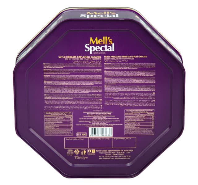 Mell's Special Caramels & Coconut Chocolate Tub 500 g