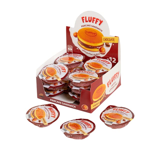 Amalfi Foods Fluffy Pancake Sandwich Chocolate 12 x 30 g