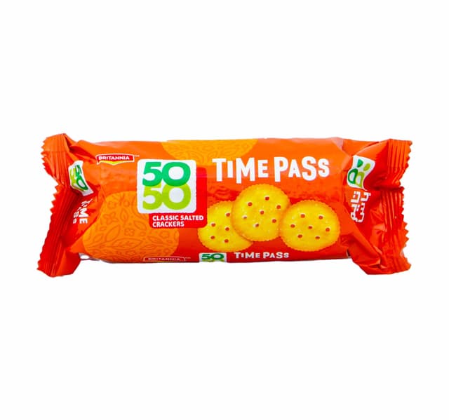 Britannia Time Pass 5050 Classic Salted Crackers 40g