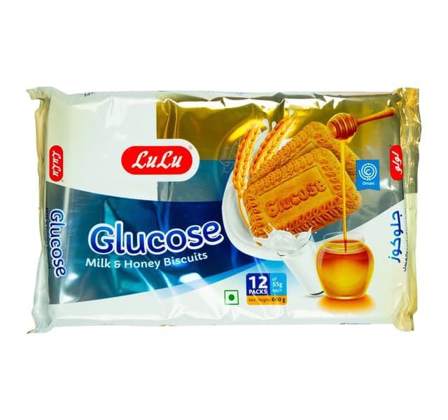 Lulu Glucose Milk Honey Biscuits 12 55 G 660 G