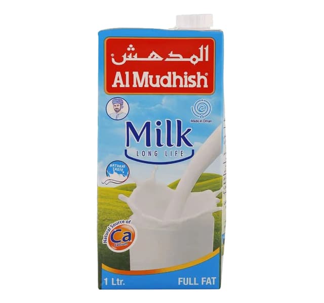 Al Mudish Milk Long Life Full Fat 1 Litre