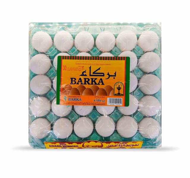 Barka Omani Large White Eggs 30 Pcs