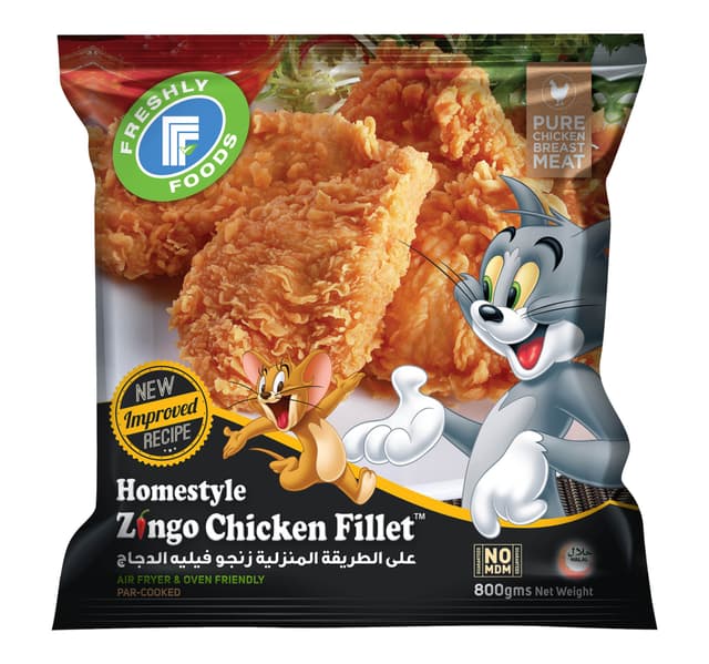 Freshly Frozen Zingo Chicken Fillet 800 G