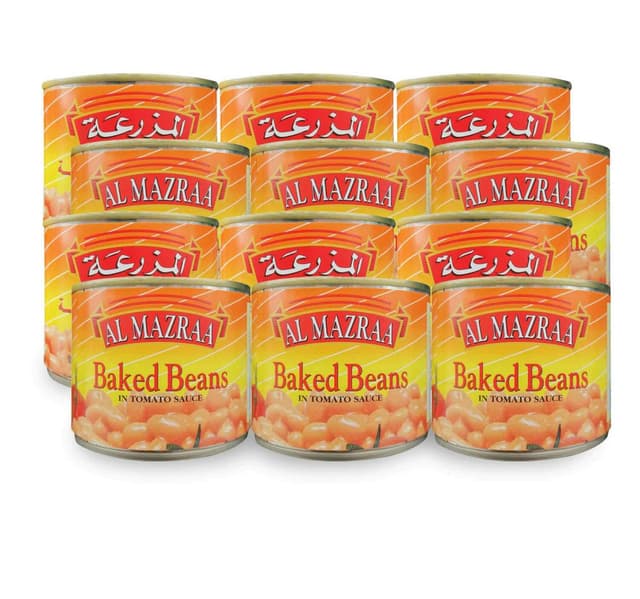Al Mazraa Baked Beans 12 X 220 G