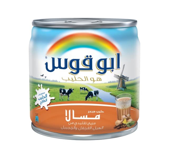 Rainbow Evaporated Whole Milk With Masala Flavor 170 G