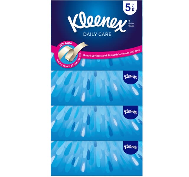 Kleenex Daily Care Facial Tissue 5x170 Sheets