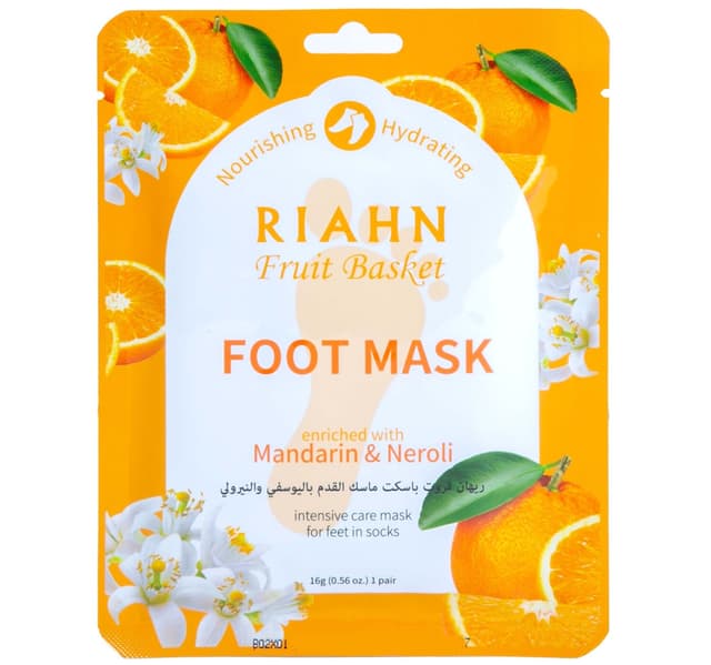 Riahn Fruit Basket Mandarin Neroli Foot Mask 16 G