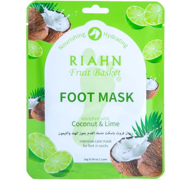Riahn Fruit Basket Coconut Lime Foot Mask 16 G