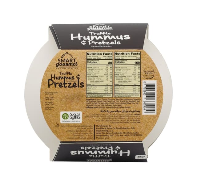 Smart Gourmet Truffle Hummus Pretzels 140 G