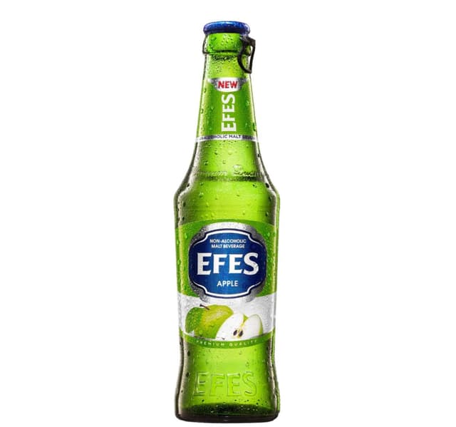 Efes Non Alcoholic Malt Beverage With Apple Flavor 330 ml