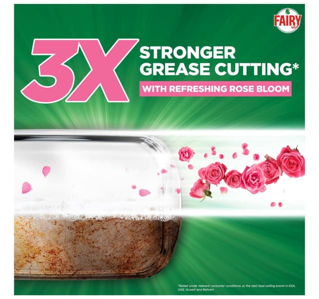 Fairy Rose Bloom Touch Of Vitamin E Dishwashing Liquid 800 Ml