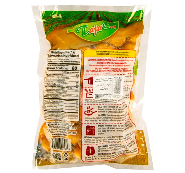 Taja Col Papa Criolla Pre Cooked Andean Potato 32 Oz