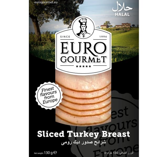 Euro Gourmet Sliced Turkey Breast 130 G