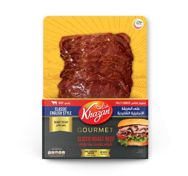 Khazan Beef Roast Slice Chilled Meats 180 G